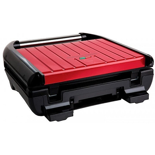 Гриль Russell Hobbs прижимной Compact Steel 1200Вт, темп. режимов-1, металл, красно-черный