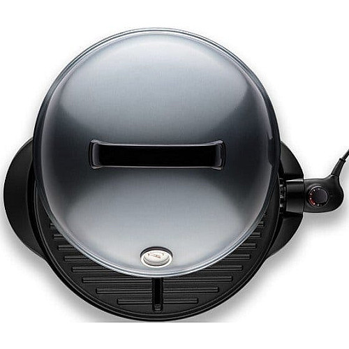 Гриль Russell Hobbs барбекю Indoor Outdoor 2400Вт, темп. режимов-5, диаметр-43.5см, съемные пластины, металл, черный