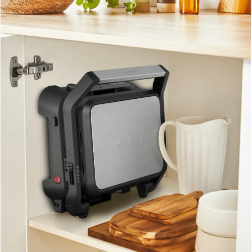 Гриль Tefal прижимний SuperGrill 4in1 2000Вт, темп. режимів-3, з`ємні пластини, метал