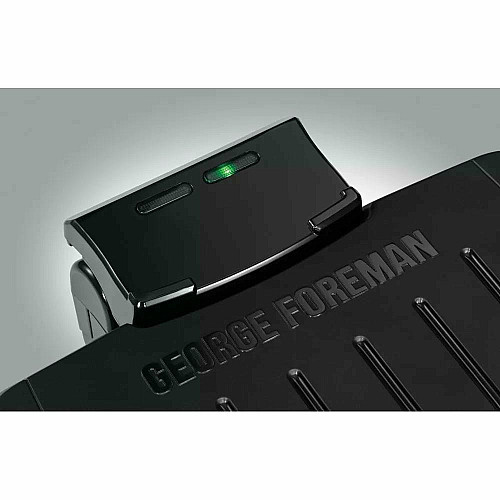 Гриль George Foreman прижимной Immersa Small, 1100Вт, темп. режимов-1, съемные пластины, металл, пластик, черный