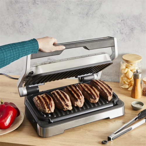 Гриль Tefal прижимний OptiGrill 4in1 XL 2200Вт, темп. режимів-4, з`ємні пластини, форма для випічки, метал