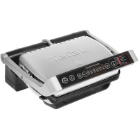 Гриль Tefal притискний OptiGrill+ Initial 2000Вт, темп. режимів-5, знімні пластини, метал