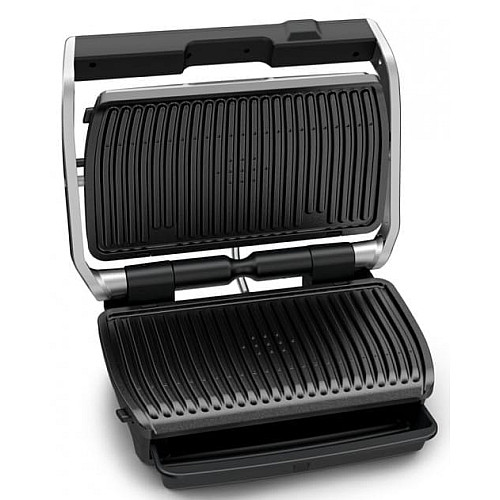 Гриль Tefal прижимной OptiGrill Elite XL 2200Вт, темп. режимов-16, съемные пластины, металл