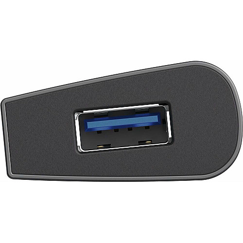 Хаб Trust Halyx 7-IN-1 USB-A > 7xUSB-А 3.2, Алюміній, 0.8м, чорний