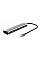 Хаб Trust Halyx USB-C  > 5xUSB-C , Алюміній, 0.1м, сірий