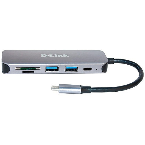 USB-Концентратор D-Link DUB-2333 3xUSB3.0, 1xUSB-C, 1xHDMI, USB-C