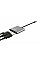 Хаб Trust Dalyx 3-in-1 USB-С > USB-А 3.2/USB-С/HDMI, Алюминий, 0.1м, черный