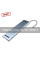 Хаб 2E USB-С > USB-A 2.0/2xUSB-A 3.0/2xUSB-C PD/2xHDMI/VGA/jack3.5/microSD/SD/Ethernet, 0.15м, сірий
