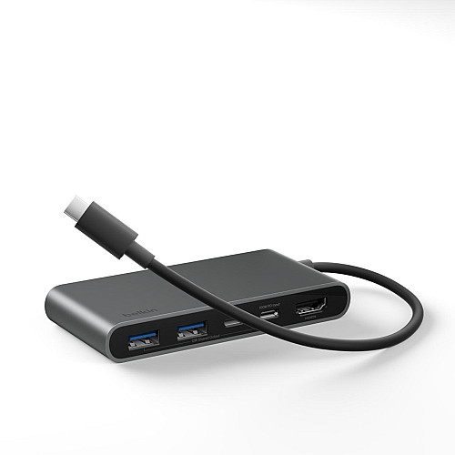 Хаб Belkin USB-C 5в1 HDMI/2хUSB-A/2хUSB-С