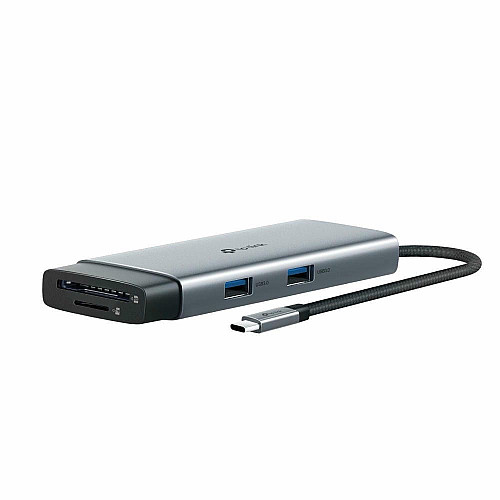 Хаб USB TP-LINK UH7020C USB-C > 2xUSB3.0/1xUSB-C/xHDMI/1xSD/1xmicroSD/1xPD 100Wh