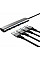 Хаб Trust Halyx USB-С > 4xUSB-А 3.2, Алюміній, 0.1м, Сірий