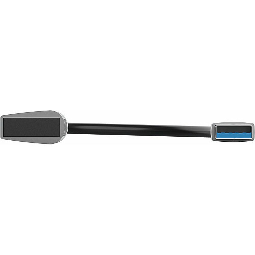 Хаб Trust Halyx USB-A > 4xUSB-А 3.2, Алюминий, 0.1м, Серый