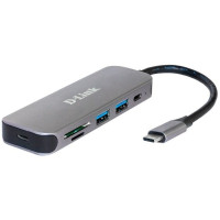 USB-Концентратор D-Link DUB-2333 3xUSB3.0, 1xUSB-C, 1xHDMI, USB-C