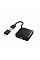 Хаб Hama USB-A/USB-С > 4xUSB-A3.2, 0.15м, чорний
