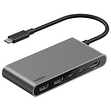 Хаб Belkin USB-C 5в1 HDMI/2хUSB-A/2хUSB-С