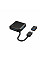 Хаб Hama USB-A/USB-С > 4xUSB-A3.2, 0.15м, чорний
