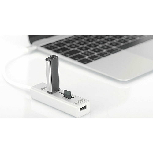 Хаб DIGITUS USB-C > 3xUSB-A/SD/MicroSD