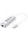 Хаб DIGITUS USB-C > 3xUSB-A/RJ45