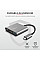 Хаб Trust Dalyx 3-in-1 USB-С > USB-А 3.2/USB-С/HDMI, Алюминий, 0.1м, черный