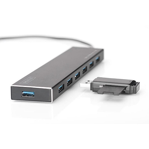 Хаб DIGITUS USB-A > 7хUSB-А, активный