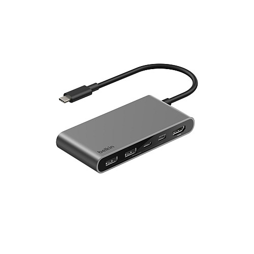 Хаб Belkin USB-C 5в1 HDMI/2хUSB-A/2хUSB-С
