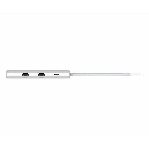 USB-С Хаб D-Link DUP-A01 10in1  2xHDMI, 1xGE, 2xUSB-C, 1xUSB-A 3.1, 1xUSB-A 3.0, 1xSD, 1xmicroSD, 1xUSB-C PD
