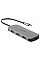 Хаб Acer 7in1 USB-С > 3xUSB-A3.2/HDMI/USB-C/PD/SD, 0.15м, сірий