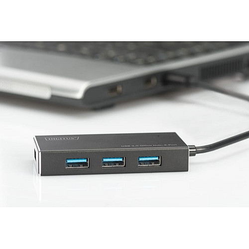 Хаб DIGITUS USB-A > 4хUSB-А, активный