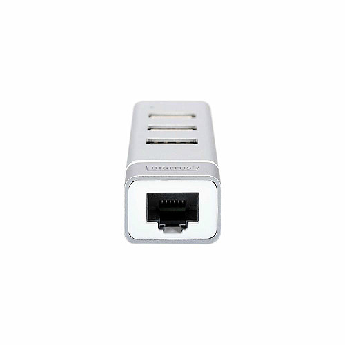 Хаб DIGITUS USB-C > 3xUSB-A/RJ45