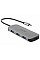 Хаб Acer 7in1 USB-С > 3xUSB-A3.2/HDMI/USB-C/PD/SD, 0.15м, сірий