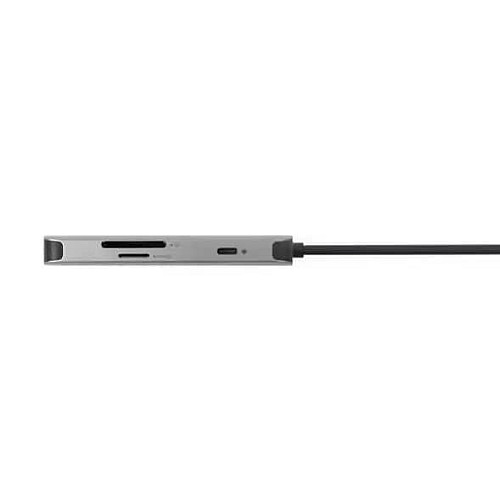Хаб Acer 7in1 USB-С > 3xUSB-A3.2/HDMI/USB-C/PD/SD, 0.15м, сірий