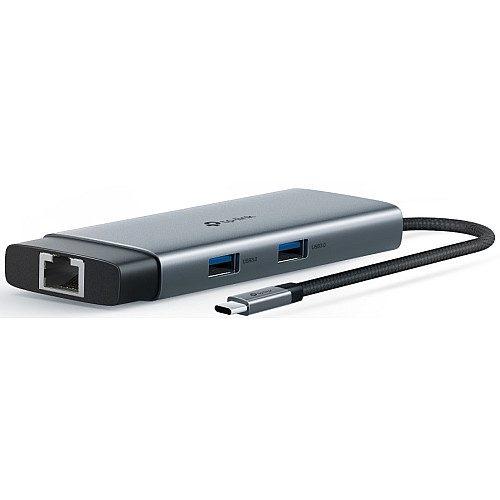 Хаб USB TP-LINK UH6120C USB-A > 2xUSB3.0/1xUSB-C/1xHDMI/1xRJ-45/1xPD 100Wh