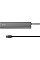Хаб Trust Halyx 7-IN-1 USB-A > 7xUSB-А 3.2, Алюміній, 0.8м, чорний