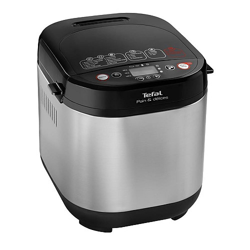Хлебопечка Tefal PainEtDelice 720Вт, программ-1, макс.вес -1кг, форма-прямоугольник, металл, черный
