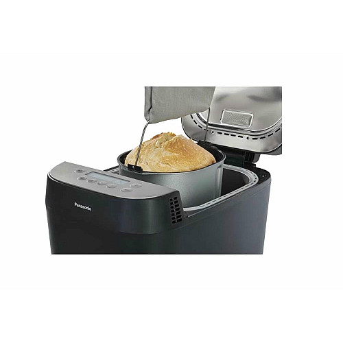 Хлібопічка Panasonic 700Вт, програм-18, макс.ваг -1кг, форма-круг, пластик, чорний