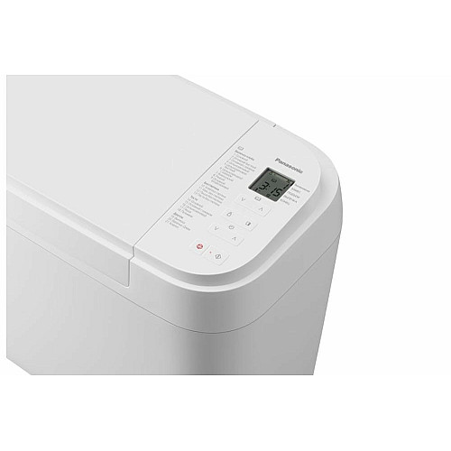 Хлебопечка Panasonic 550Вт, программ-21, макс.вес -1.25кг, форма-прямоугольник, пластик, белый