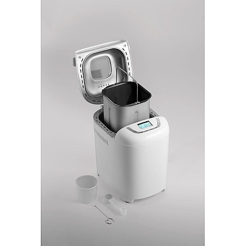 Хлебопечка Gorenje 550Вт, программ-15, макс.вес -0.9кг, форма прямоугольник, пластик, белый