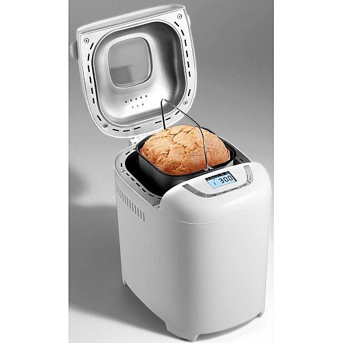 Хлебопечка Gorenje 550Вт, программ-15, макс.вес -0.9кг, форма прямоугольник, пластик, белый