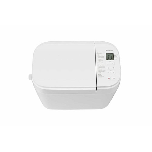 Хлебопечка Panasonic 550Вт, программ-21, макс.вес -1.25кг, форма-прямоугольник, пластик, белый