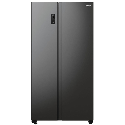 Холодильник SBS Gorenje, 179х67х92см, 2 двери, 356(191)л, А++, NF+, Инв., Зона св-ти, Снаруж. Диспл, черный