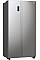 Холодильник SBS Gorenje, 179х67х92см, 2 двери, 356(191)л, А++, NF+, Инв. , зона св-ти, Совн. Диспл, матовый серый