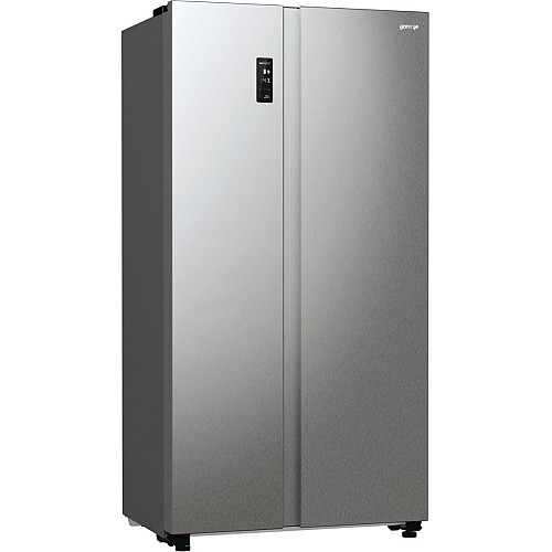 Холодильник SBS Gorenje, 179х67х92см, 2 двери, 356(191)л, А++, NF+, Инв. , зона св-ти, Совн. Диспл, матовый серый
