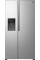 Холодильник SBS Gorenje, 179х62х91см, 2 двері, 347(181)л, А+, NF+, Інв., Зона св-ті, диспенсер, Внутр. Диспл, нерж