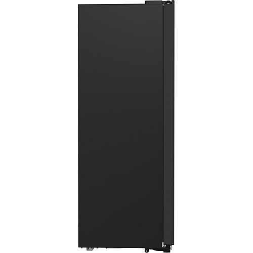 Холодильник SBS Gorenje, 179х70х92см, 2 двері, 376(190)л, А++, NF+, Інв., Зона св-ті, диспенсер, генератор льоду, Зовн. Диспл, чорний