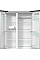 Холодильник SBS Gorenje, 179х67х92см, 2 двери, 356(191)л, А++, NF+, Инв., Зона св-ти, Снаруж. Диспл, черный