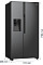 Холодильник SBS Gorenje, 179х70х92см, 2 двері, 376(190)л, А++, NF+, Інв., Зона св-ті, диспенсер, генератор льоду, Зовн. Диспл, чорний