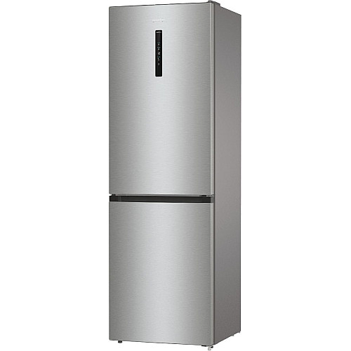 Холодильник с нижн. мороз. камерой Gorenje, 185х60х60см, 2 двери, 203(99)л, А++, Total NF, Зона св-ти, Снаруж. Диспл, нерж
