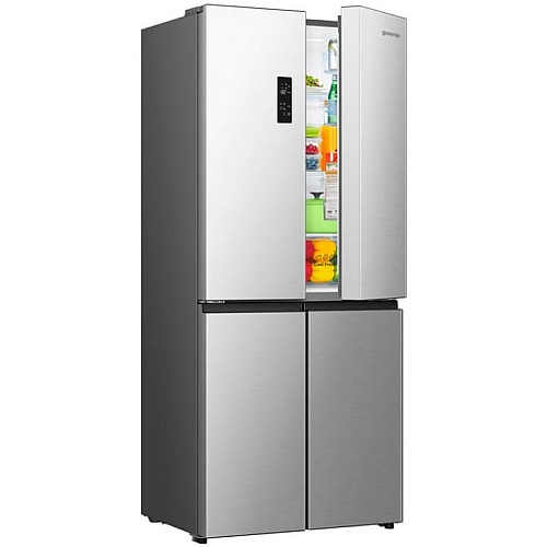 Холодильник SBS Gorenje, 190х65х80см, 4 двери, 311(149)л, А+, NoFrost+, Инвертор, Зона св-ти, Диспл, нерж