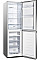Холодильник з нижн. мороз. камерою Gorenje, 182х55х55см, 2 двері, 171(80)л, А+, NoFrost Plus, Зона св-ті, Сірий