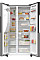 Холодильник SBS Gorenje, 179х70х92см, 2 двери, 376(190)л, А++, NF+, Инв., Зона св-ти, диспенсер, генератор льда, Снаруж. Диспл, нерж